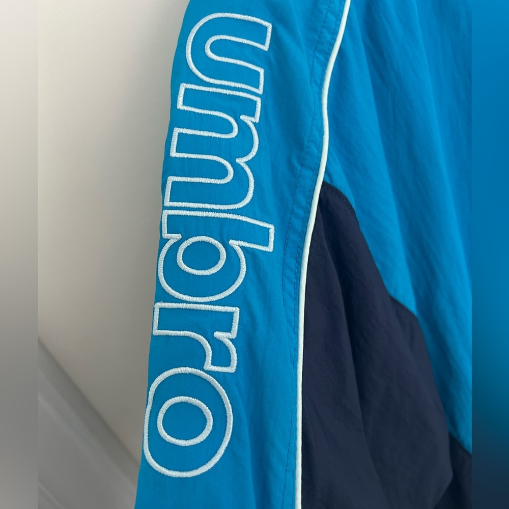 Vintage-Style Umbro Zip-Up Track Jacket Blue Navy Size L - Picture 3 of 5
